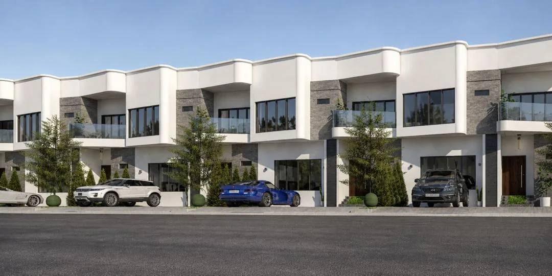 Supplied architectural visualization associated with the Nordhaus 180 sqm 3 Bedroom Terraces