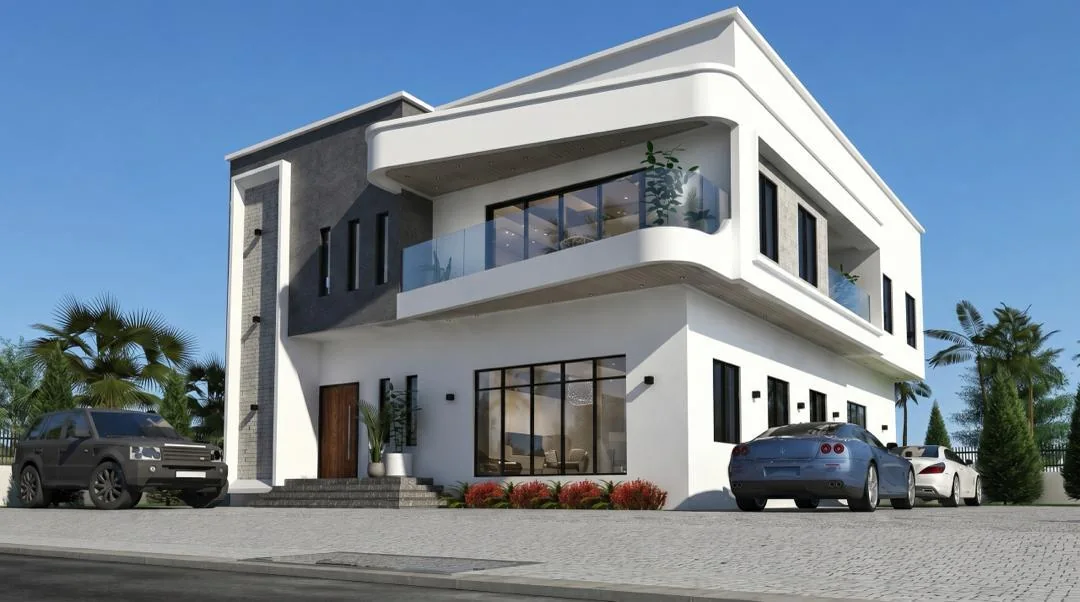 Supplied architectural visualization associated with the Nordhaus 250 sqm 3 Bedroom Semi-Detached Duplex